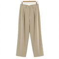 Pantalon Old Money Femme Beige - old money style