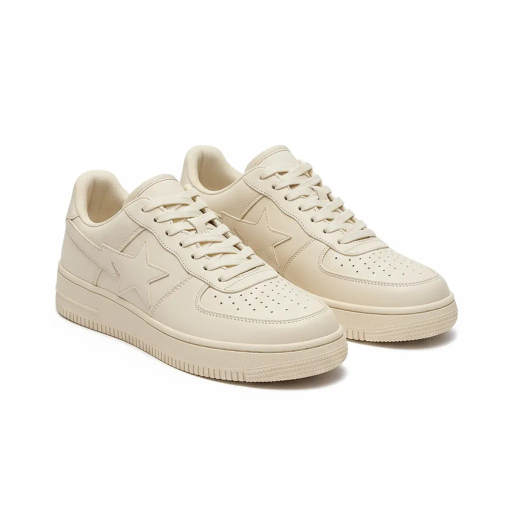 Basket Old Money Homme Blanc - old money style