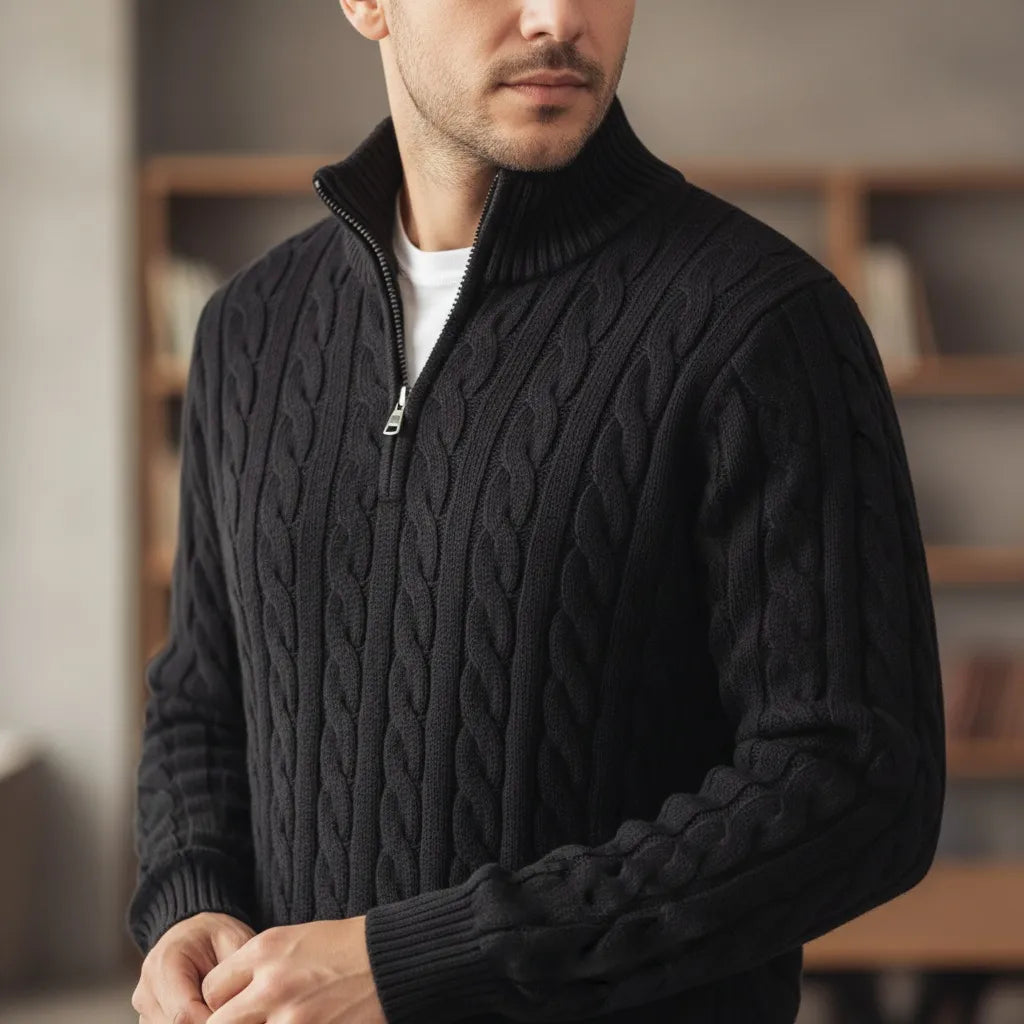 Cardigan Laine Homme - old money style