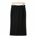 Jupe Plissée en Soie Noir S - My Store