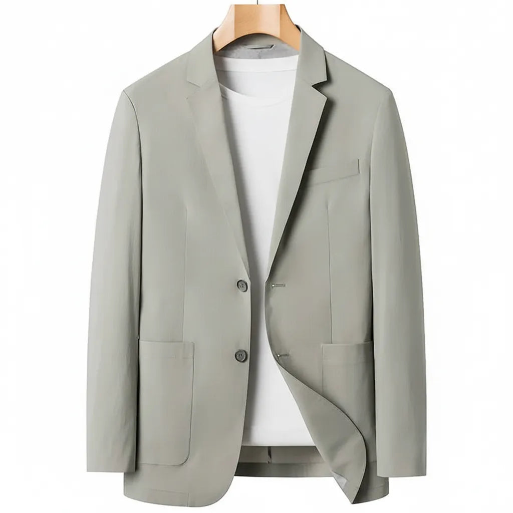 Old Money Blazer Gris - old money style