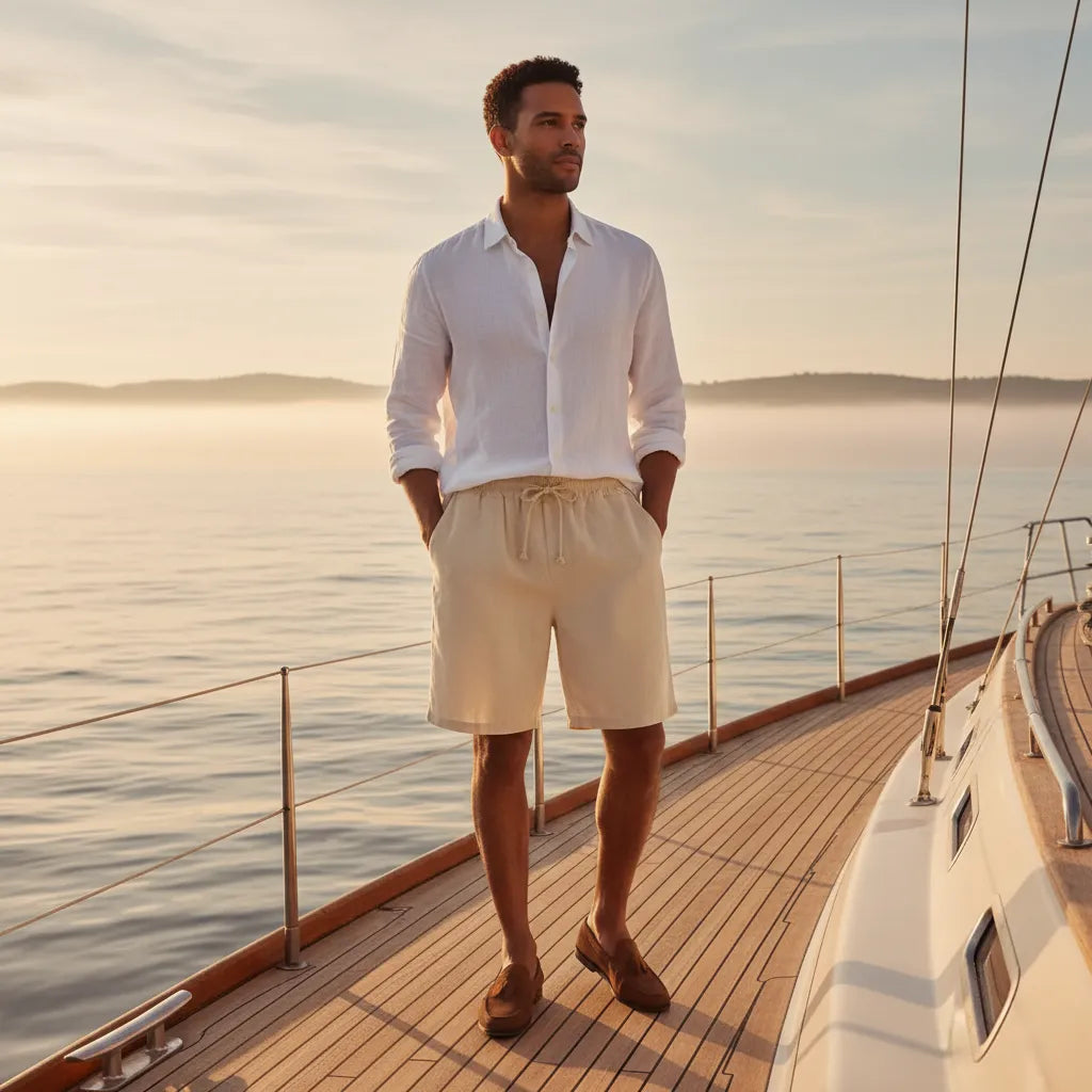 Short Homme Old Money - old money style